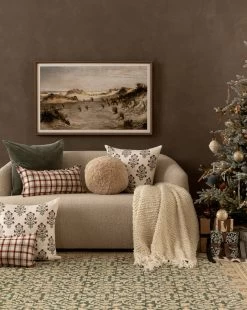 Sherpa Tan Ball Pillow -Decoration Specialty Shop 20230821 SS Holiday Decor 010 T 88ca7dc9 d36a 4e9b a955 23a9e36b1479