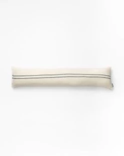 Abigail Silk Stripe Pillow Cover -Decoration Specialty Shop AbigailSilkStripePillowCover MPLW0649 CRM 12x54 MAIN