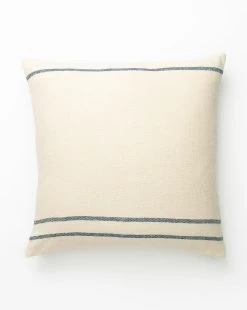 Abigail Silk Stripe Pillow Cover -Decoration Specialty Shop AbigailSilkStripePillowCover MPLW0649 CRM 22x22 MAIN