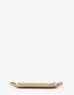 Adrienne Brass Tray -Decoration Specialty Shop AdrienneBrassTray MDCR2663 BRS S D1