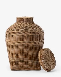 Ahnamia Wicker Jars 14 Ahnamia Wicker Jars -Decoration Specialty Shop AhnamiaWickerJars MDCR2391 NAT L D1