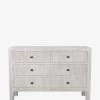 Noir Aldea 6 Drawer Dresser