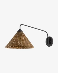 Basket Swing Arm Sconce -Decoration Specialty Shop BasketSwingArmSconce MLHT0860 BLK OS MAIN