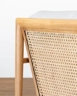 Noir Beckett Chair -Decoration Specialty Shop BeckettChair MFRN0984 GRY OS D3 T