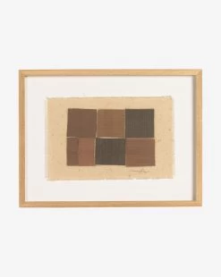 Terracotta Checkered Print