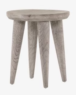Bernie Outdoor End Table -Decoration Specialty Shop BernieEndTableWeatheredGray1