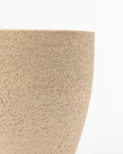 Bodie Tan Fiberstone Planter -Decoration Specialty Shop BodieTanFiberstonePlanter MDCR2577 TAN D1