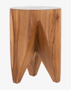 Brena Outdoor End Table -Decoration Specialty Shop BrenaEndTableNatural4