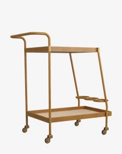 Brenna Bar Cart -Decoration Specialty Shop BrennaBarcart MFRN2576 BWN OS D6