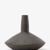 Brown Long Necked Vase