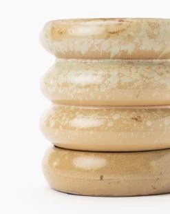 Butterscotch Stoneware Planter -Decoration Specialty Shop ButterscotchStonewarePlanter MDCR2479 TAN OS D1