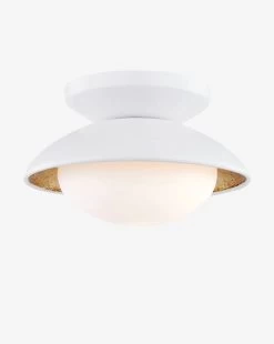 Cadence Flush Mount -Decoration Specialty Shop CadenceFlushMount MLHT0906 WHT S MAIN
