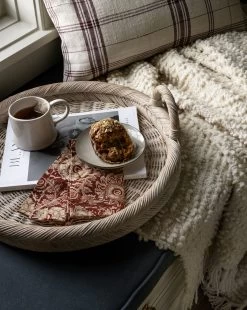 Round Wicker Tray -Decoration Specialty Shop Catalogue Shoot 62