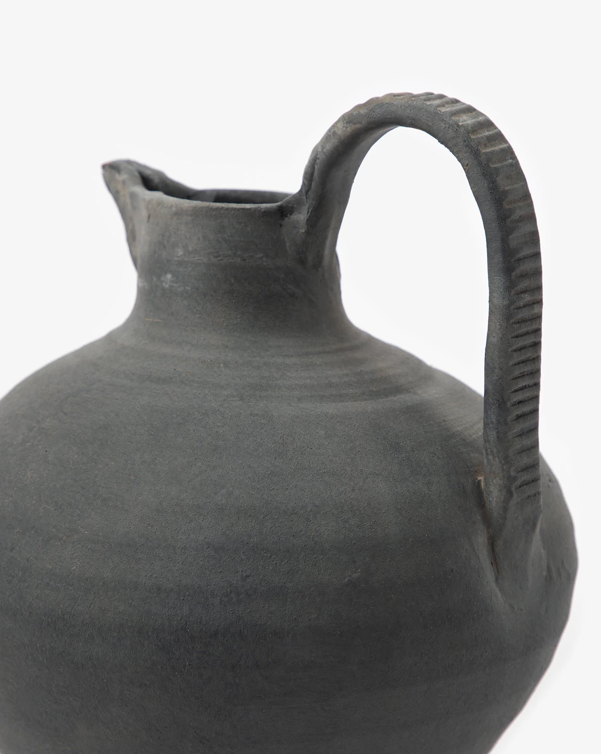 Charcoal Terracotta Jug 6 Charcoal Terracotta Jug - Image 6