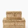 Cielo Cane Boxes (Set Of 2)