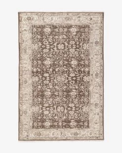 Concetta Hand-Knotted Wool Rug 17 Concetta Hand-Knotted Wool Rug -Decoration Specialty Shop Concetta Hand Knotted Wool Rug MRUG0828 BWN 6x9 1