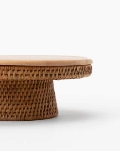 Cooper Pedestal -Decoration Specialty Shop CooperPedestal MDCR2390 NAT OS D1