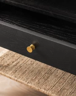 Dana Nightstand -Decoration Specialty Shop DanaNightstand MFRN1387 BLK OS D3 T