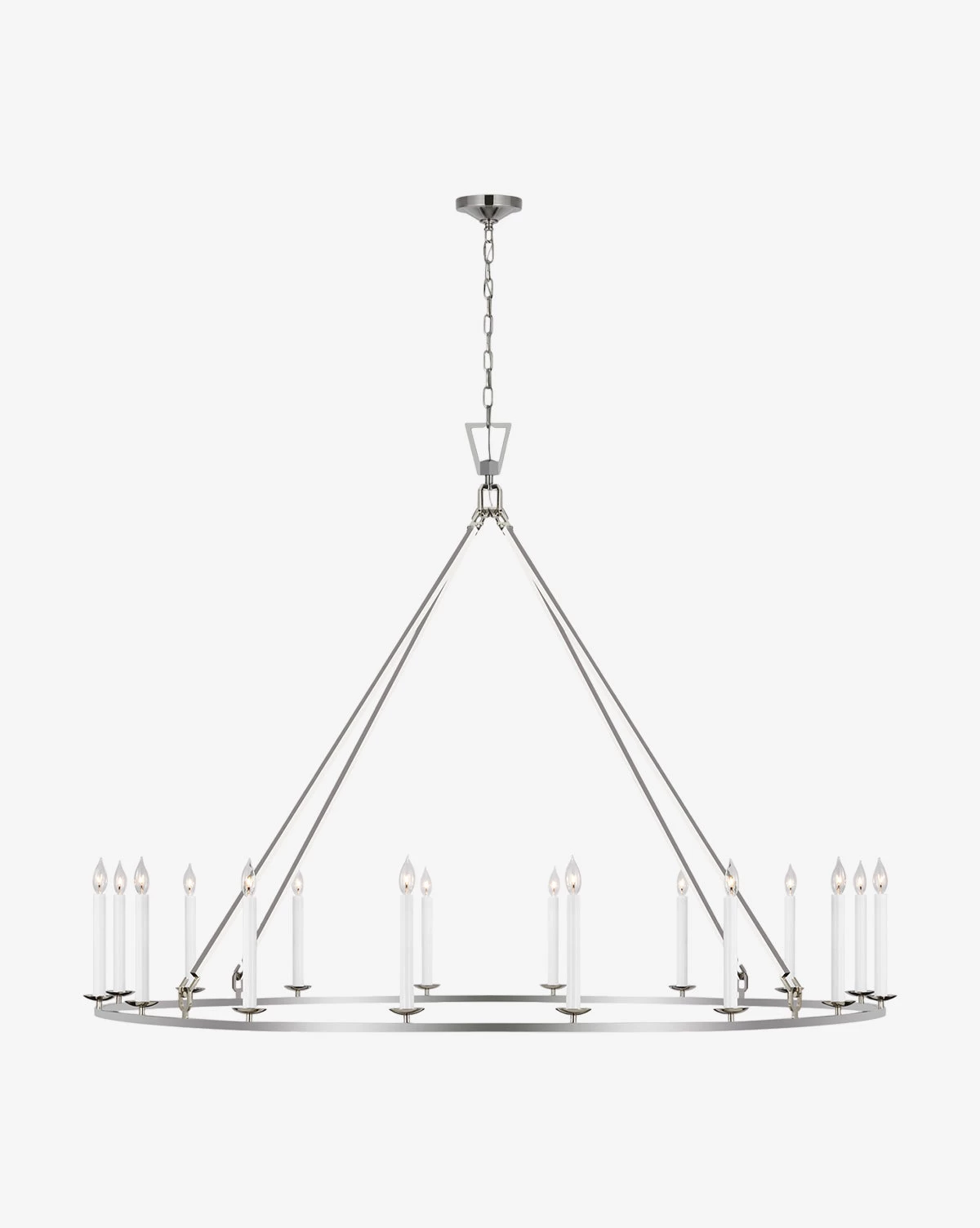 Darlana Single Ring Chandelier 20 Darlana Single Ring Chandelier - Image 20