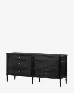 Dixon 6-Drawer Dresser -Decoration Specialty Shop DixonDresser MFRN2630 BLK OS D2 T 6c53aabf bad6 434c 8775 1e57ab227cb9