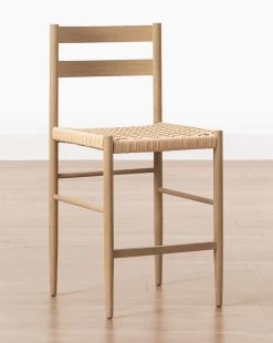 Eloise Woven Counter Stool 7 Eloise Woven Counter Stool -Decoration Specialty Shop EloiseWovenCounterStool MFRN0798 WOK OS D1 T
