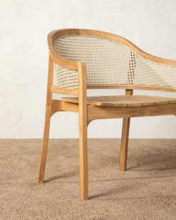 Elowyn Outdoor Dining Chair -Decoration Specialty Shop ElowynOutdoorDiningChair MFRN1240 CRM OS D2