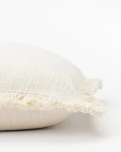 Emiliana Fringe Pillow Cover -Decoration Specialty Shop EmilianaFringePillowCover MPLW1080 CRM 22x22 D1