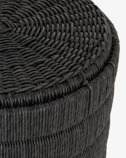 Emiliano Side Table -Decoration Specialty Shop EmilianoSideTable MFRN1305 BLK OS D2