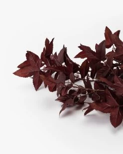 Faux Maple Leaf Stem 7 Faux Maple Leaf Stem -Decoration Specialty Shop FauxMapleLeafStem MDCR2726 PUR OS D1 T