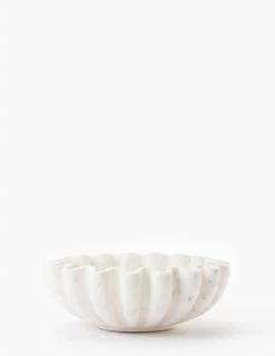 Fluted Marble Bowl