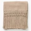 Fringed Alpaca Throw