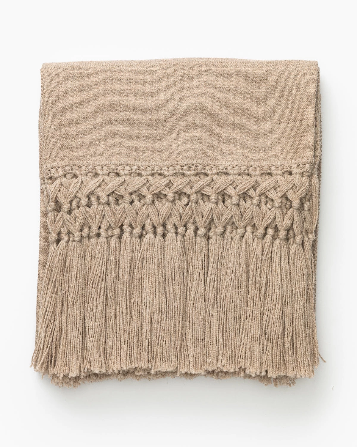 Fringed Alpaca Throw 1 Fringed Alpaca Throw