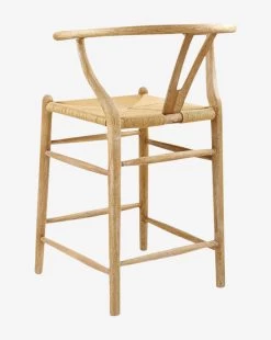Gabriel Counter Stool -Decoration Specialty Shop GabrielCounterStool MFRN0153 NAT OS D1