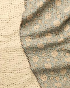 Gabriella Block Print Quilt -Decoration Specialty Shop GabriellaBlockPrintQuilt MBED0250 BLU Q D2 T 05d321e3 195c 44af bfb3 41cf987c6f0a