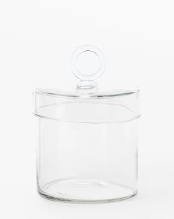 Glass Lidded Canister -Decoration Specialty Shop GlassLiddedCanister MBTH0284 GLS L