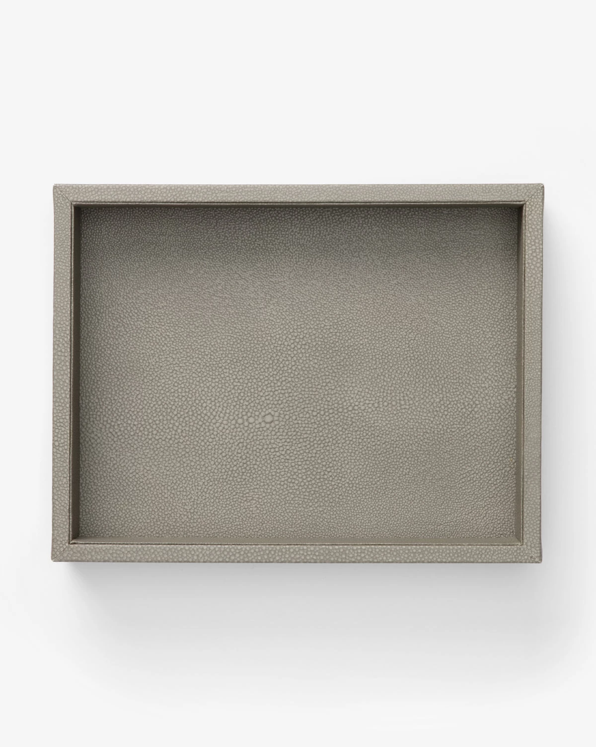 Gray Shagreen Tray 1 Gray Shagreen Tray