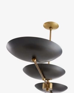 Griffith Linear Chandelier 5 Griffith Linear Chandelier -Decoration Specialty Shop GriffithLinearChandelier MLHT1295 BRS OS D2