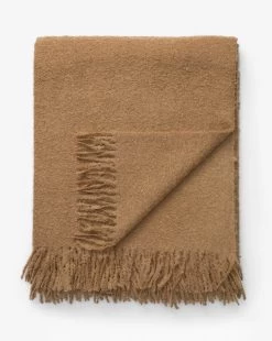 Hadlee Boucle Throw -Decoration Specialty Shop HadleeBoucleThrow MBED0222 TAN OS D1