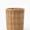 Hand-Woven Wicker Vase