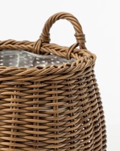 Handled Planter Basket -Decoration Specialty Shop HandledPlanterBasket MDCR2143 RTN D1
