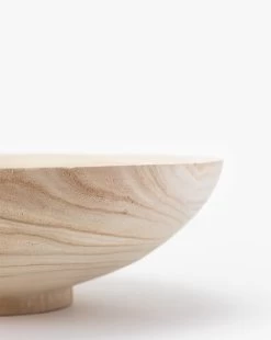 Hannes Footed Bowl -Decoration Specialty Shop HannesFootedBowl MDCR2625 NAT OS D1