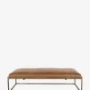 Harlow Leather Bench