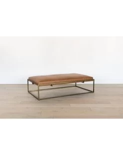 Harlow Leather Bench 9 Harlow Leather Bench -Decoration Specialty Shop HarlowLeatherBench02