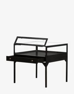 Harry Nightstand 8 Harry Nightstand -Decoration Specialty Shop HarryNightstand MFRN0476 BLK OS D2