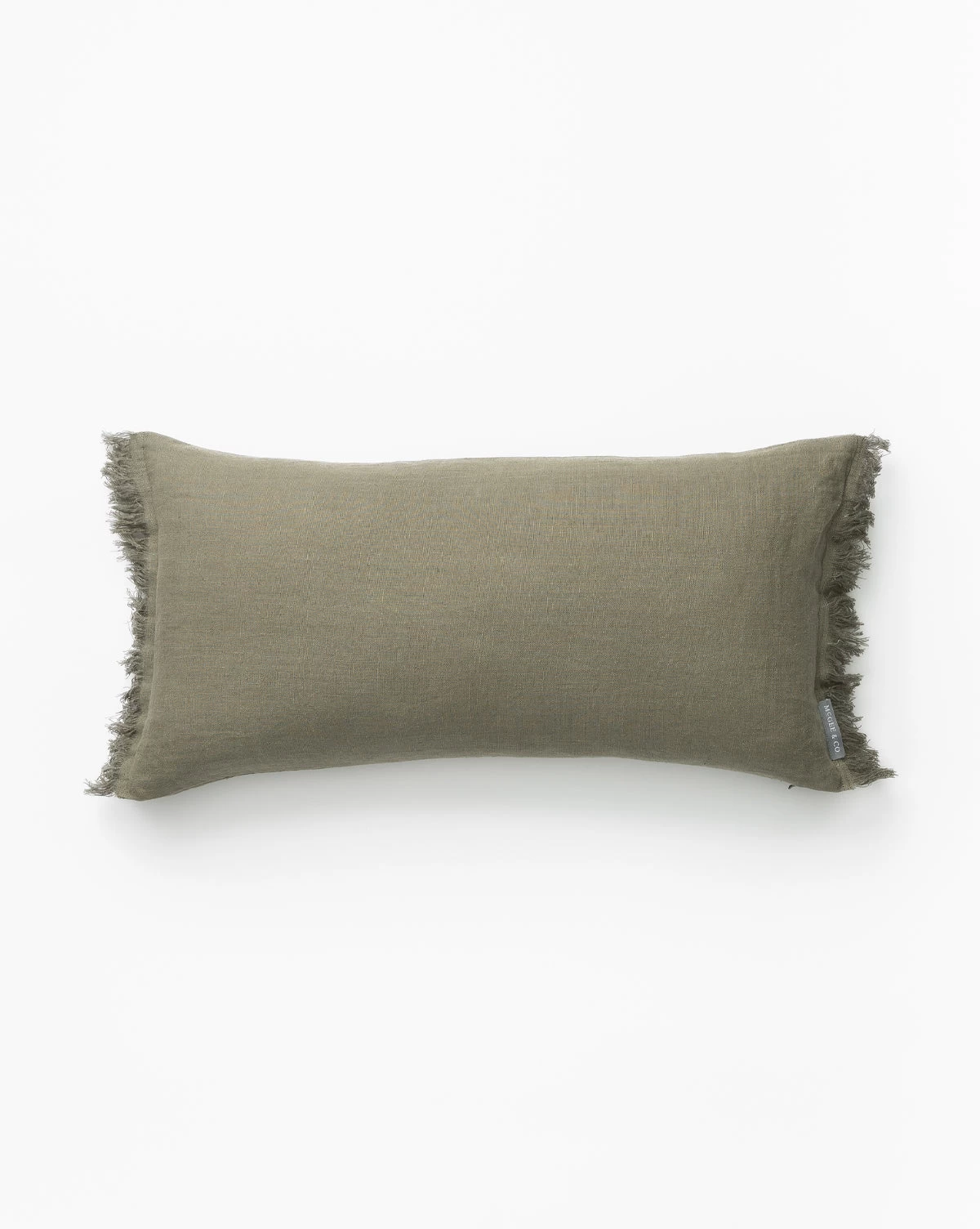 Hazelton Pine Fringed Pillow Cover 1 Hazelton Pine Fringed Pillow Cover