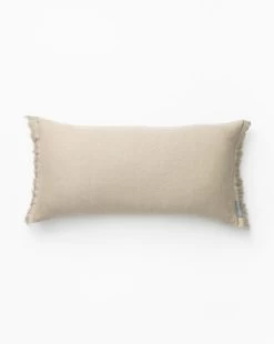 Hazelton Mushroom Fringed Pillow Cover -Decoration Specialty Shop HazeltonFringedPillowCover MPLW0909 MSH 12x24 MAIN