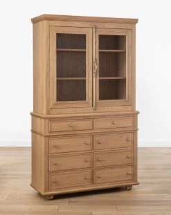 Heath Oak Cabinet -Decoration Specialty Shop HeathOakCabinet MFRN2247 OAK OS D2