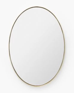 Hogan Oval Mirror -Decoration Specialty Shop HoganOvalMirror MMIR0214 BRS 24x34 MAIN ee3214f0 157a 41ab 936b c56453cddb31