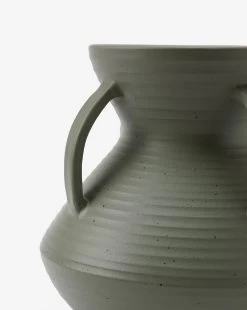 Isaiah Vase -Decoration Specialty Shop IsaiahVase MDCR2453 GRN OS D1