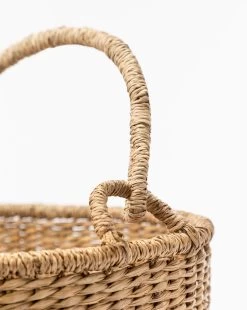 Ivar Hand-Woven Basket -Decoration Specialty Shop IvarHand WovenBasket MDCR2658 NAT D1